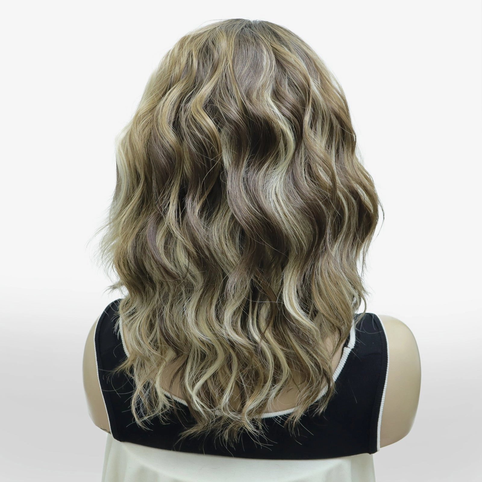 IMstyle Brenda G2 old money vibe brown and blonde color with curly style 16 inches 13*6 lace front wig