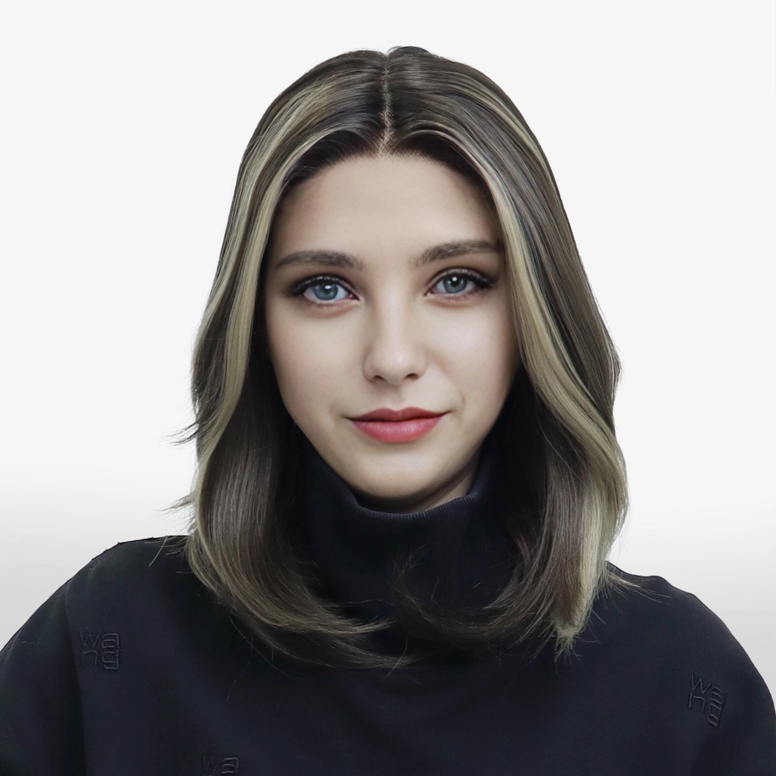 IMstyle Joyce Fall wig middle Lenth Layer cut Brown T part Glueless Soft lace Front wig-TK127-2461 (SharaCollection)