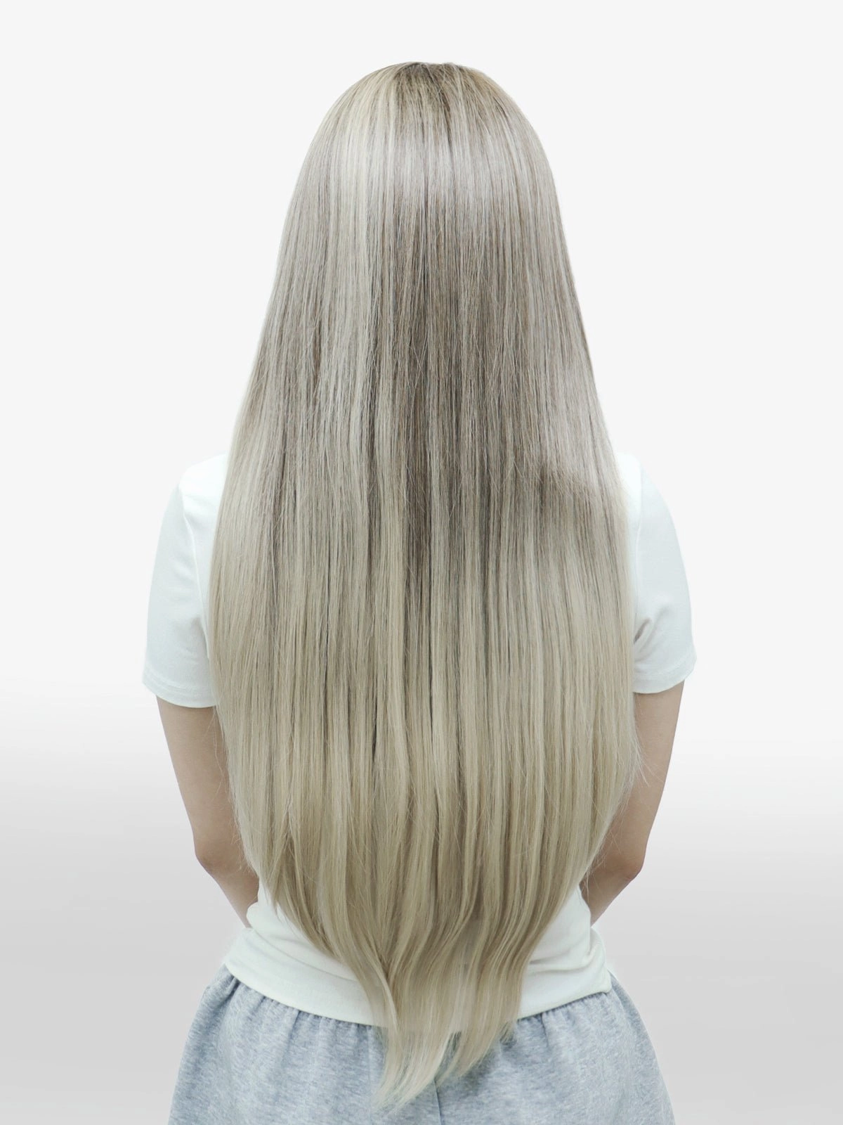 IMstyle Lala Ombre Blonde Straight long Hair 13*4 free Parting lace Wig W216-CF245-C13X4