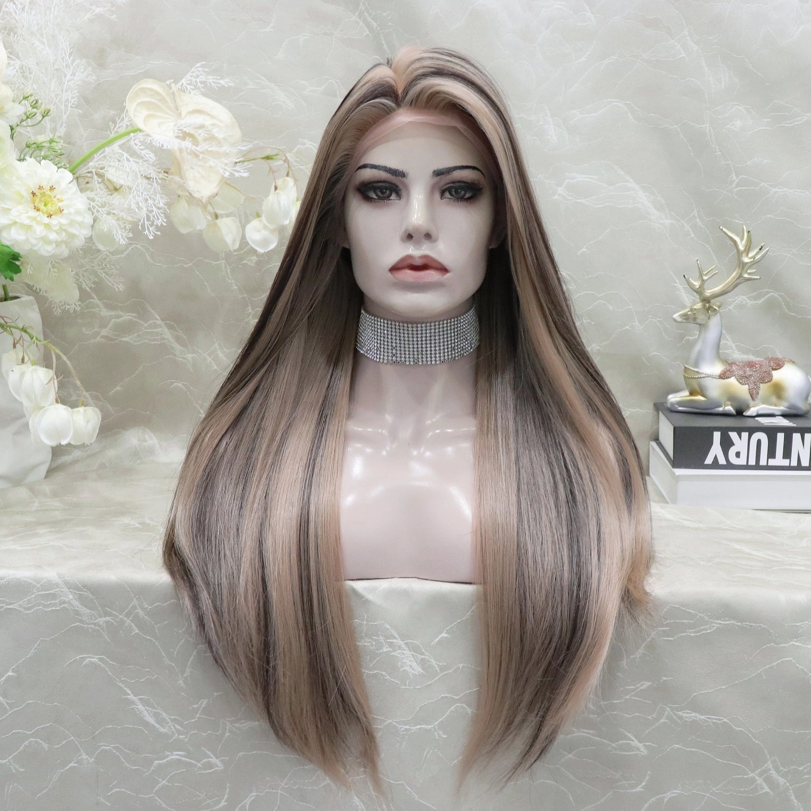 IMstyle Trina 13*6 Big lace Front Wig Collection Staright Wavy Synthetic Fiber