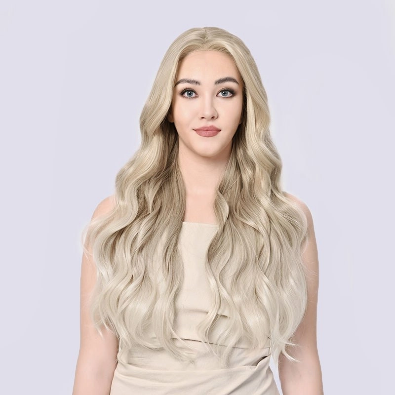 Imstylewigs Doris 28 inches Blonde ombre body wave lace wigs