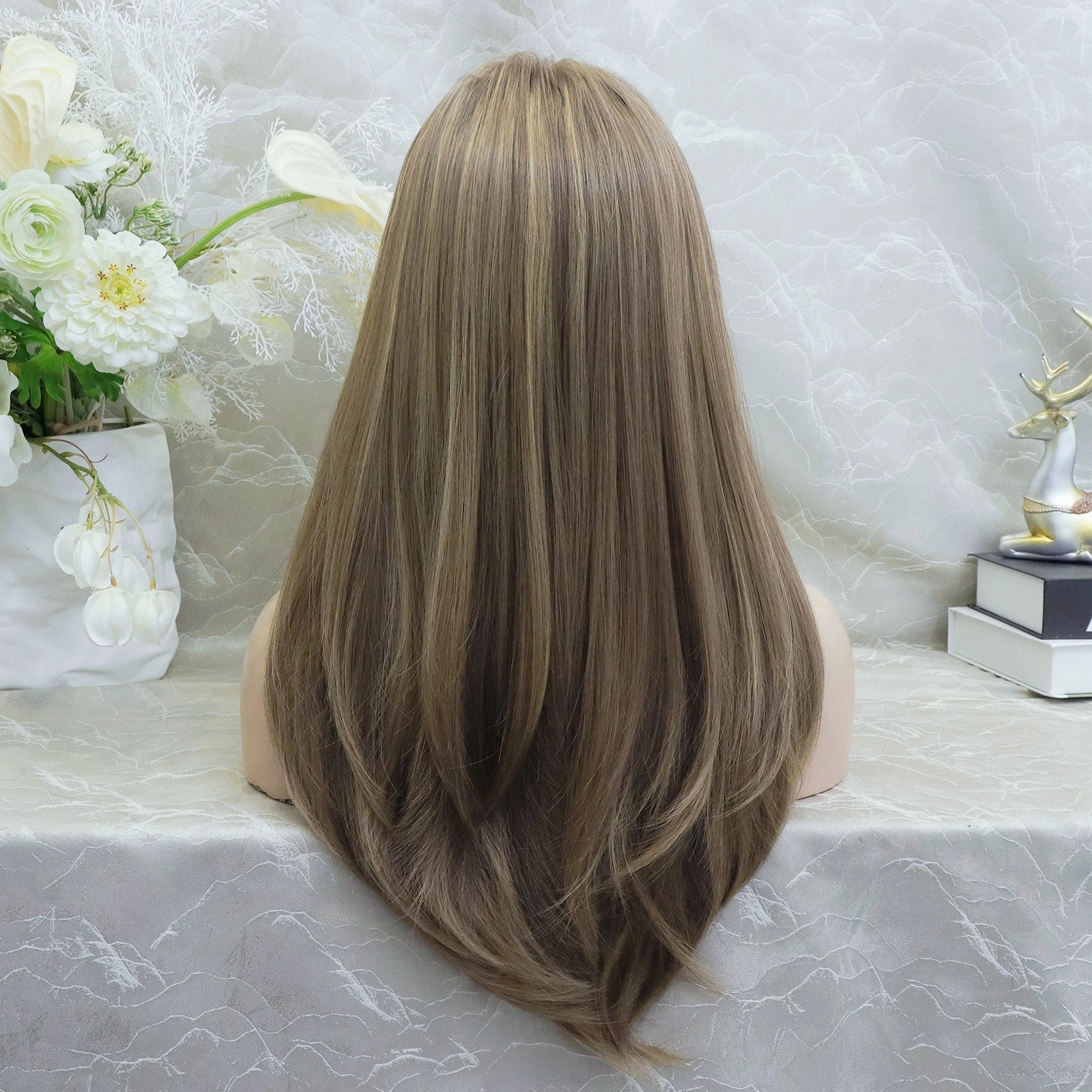Imstylewigs  Kaylie Mocha Brown  Wolf Cuting Lace Front Wigs