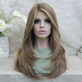 Imstylewigs  Kaylie Mocha Brown  Wolf Cuting Lace Front Wigs