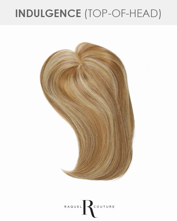 Indulgence (Top-of-Head) | Monofilament Human Hair Wiglet by Raquel Welch