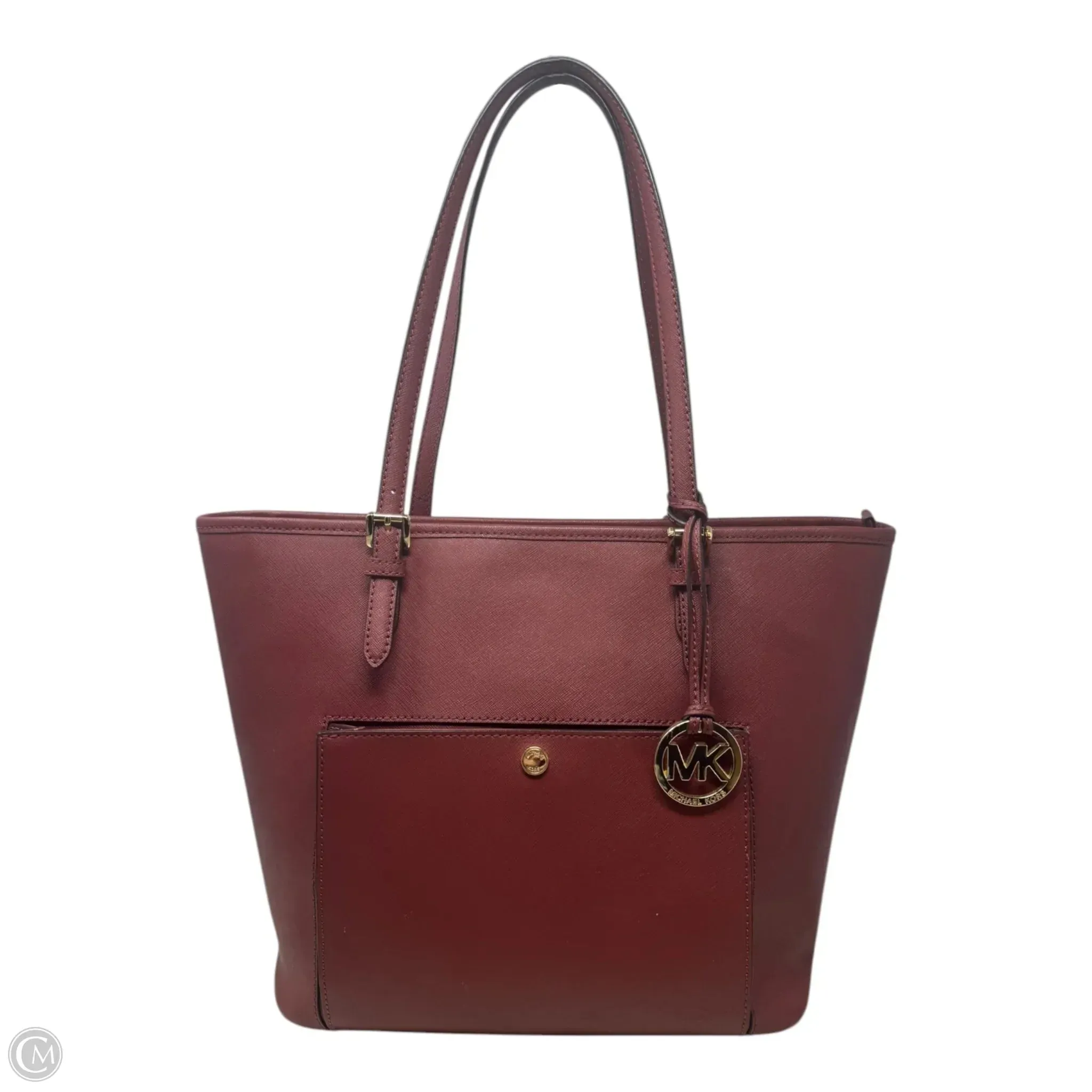 Jet Set Snap Pocket Tote in Brick Designer By Michael Kors  Size: Medium