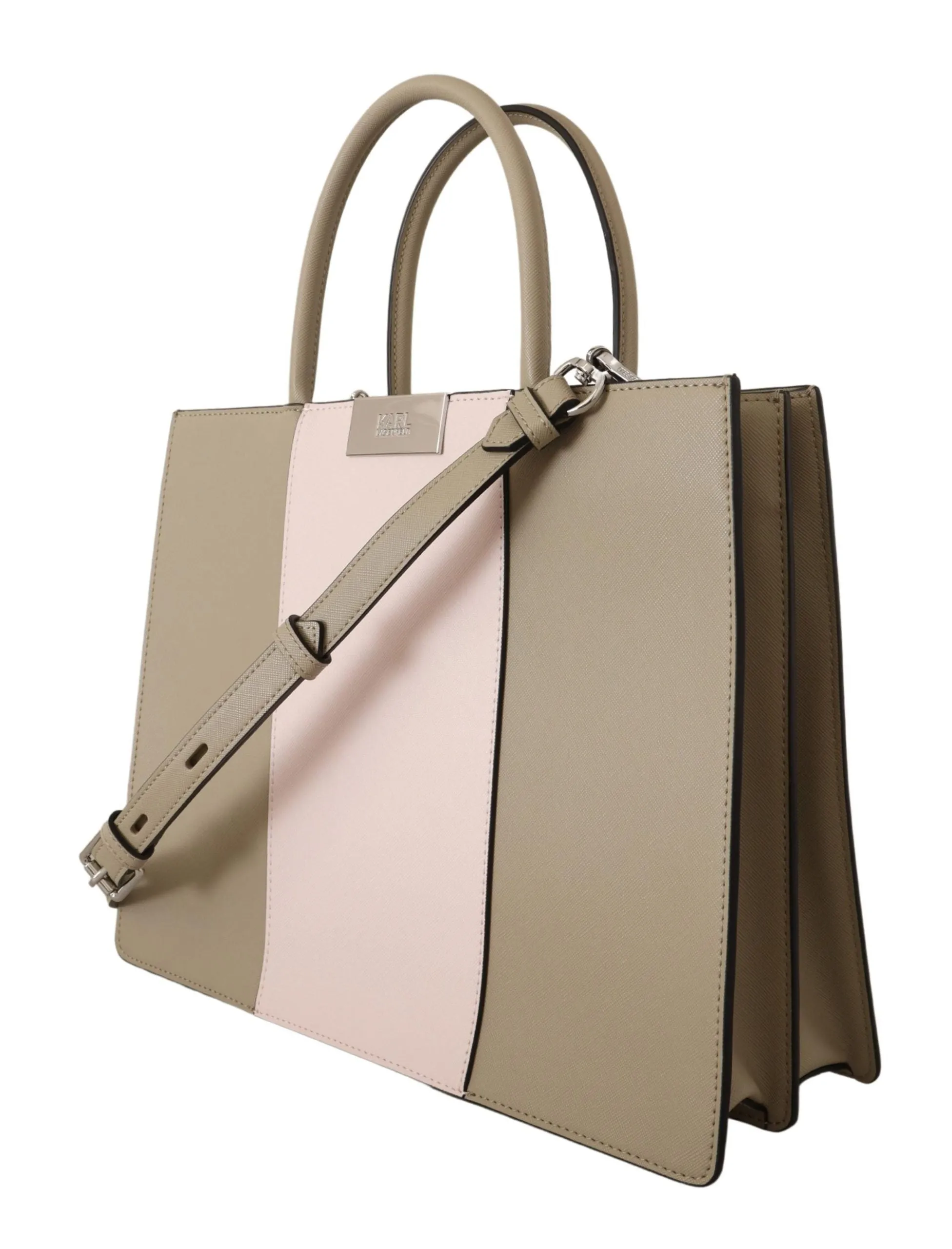 Karl Lagerfeld Sage Polyurethane Tote Shoulder Women's Bag