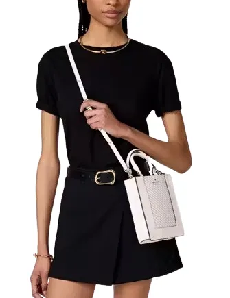 Kate Spade New York Lena Straw Mini Tote