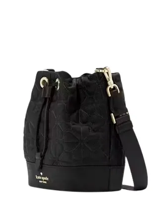 Kate Spade New York Spade Flower Quilted Nylon Bucket Bag