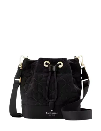 Kate Spade New York Spade Flower Quilted Nylon Bucket Bag