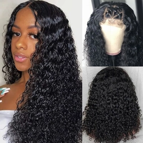 Kina | 4X4 Lace Closure Wig Pre-plucked Human Hair Curly