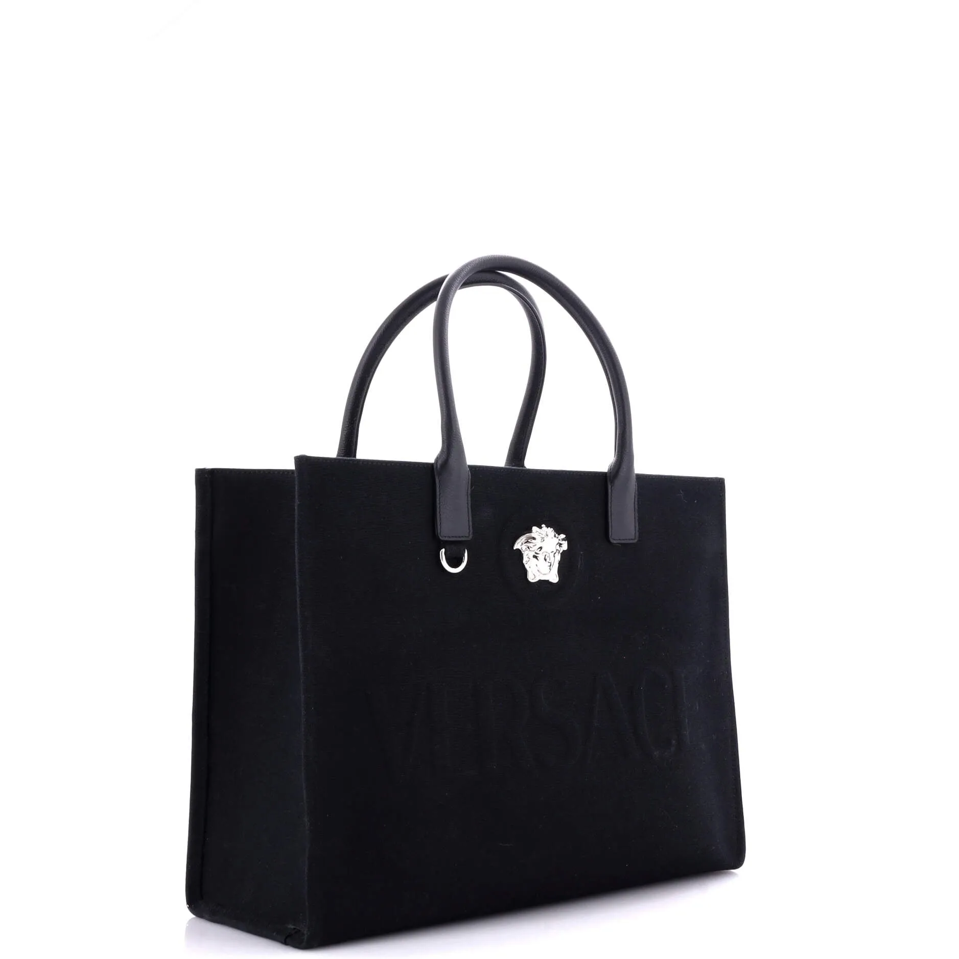 La Medusa Tote Embossed Canvas Large