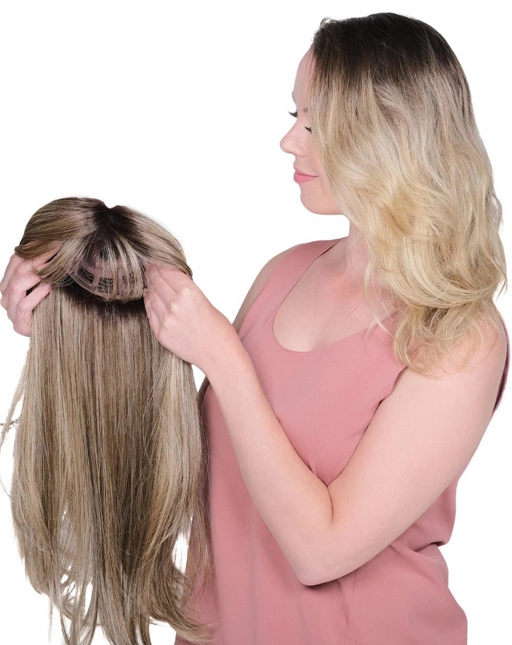 Lace Front Mono Top Bangs 19"