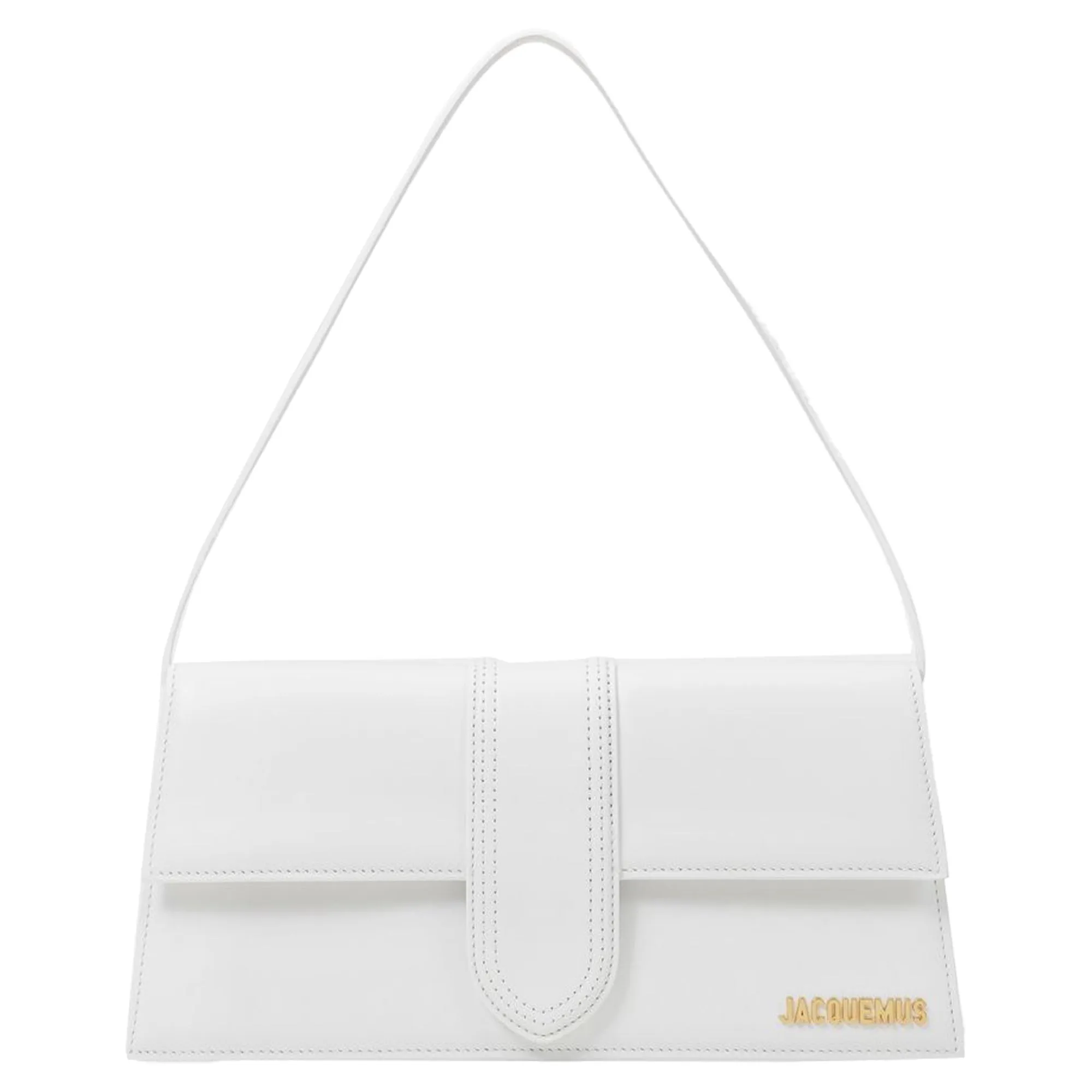 Le Bambino Long Bag - Jacquemus - White - Leather