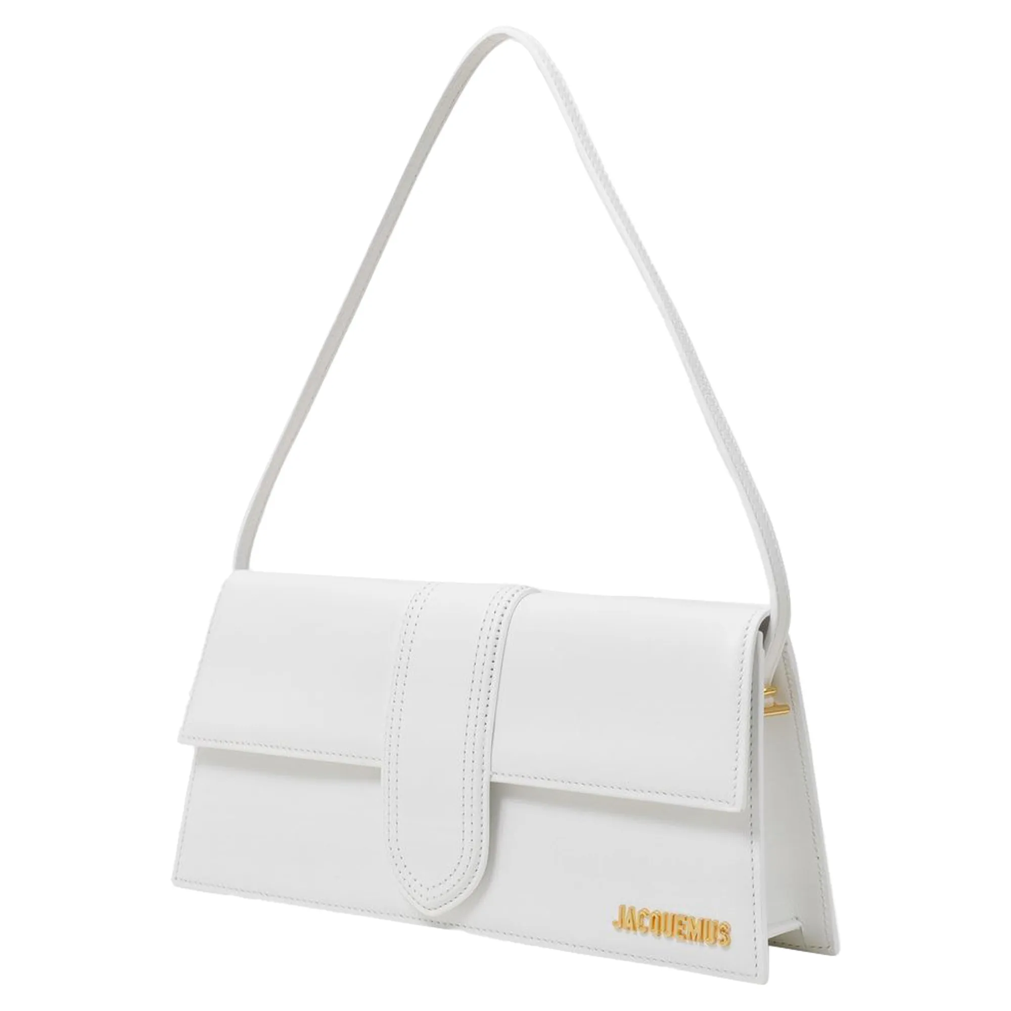 Le Bambino Long Bag - Jacquemus - White - Leather