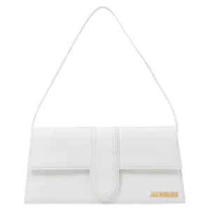 Le Bambino Long Bag - Jacquemus - White - Leather
