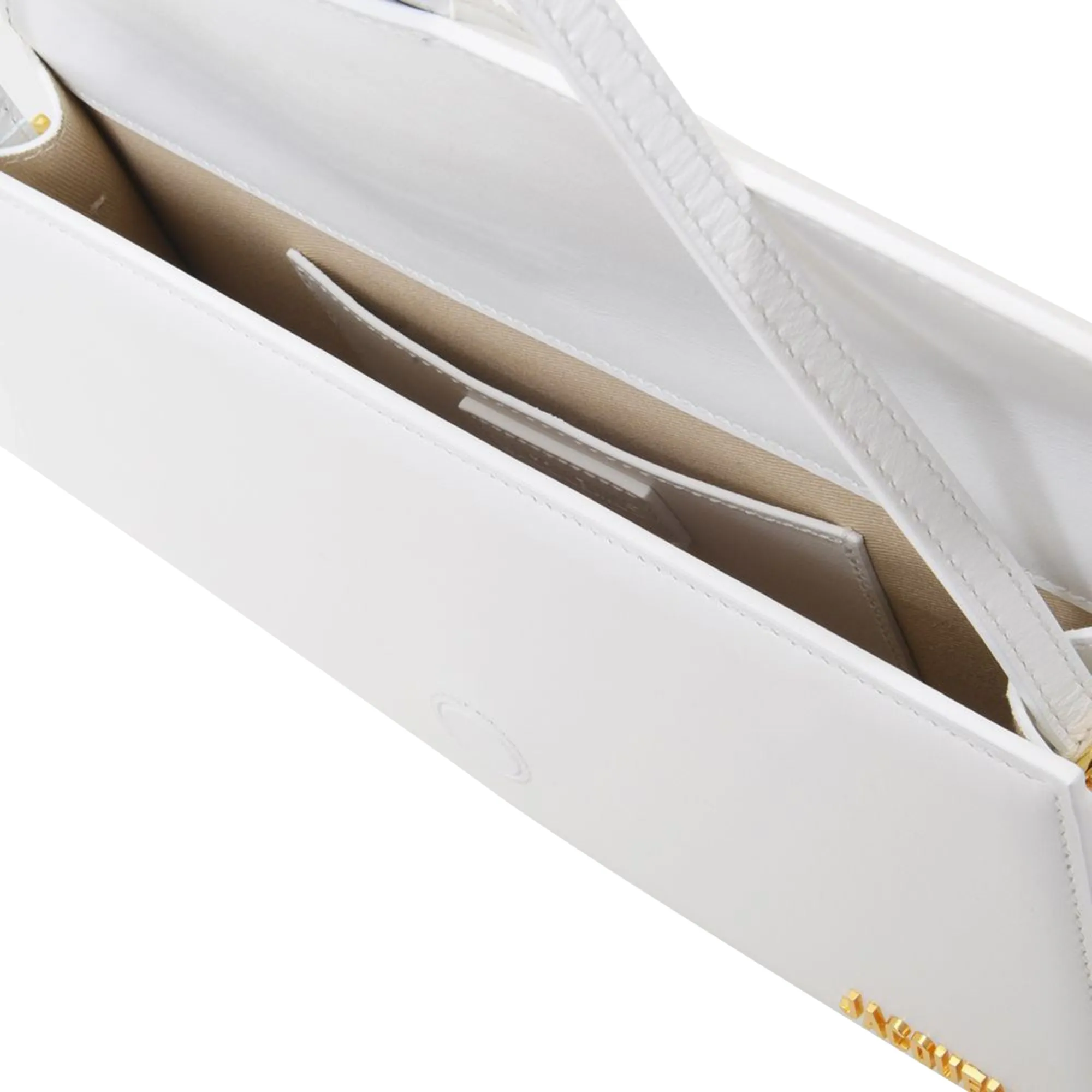 Le Bambino Long Bag - Jacquemus - White - Leather