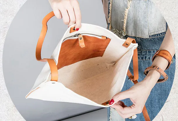 Leather Shoulder Bag Messenger Bag Canvas Bag Shoulder Bag Purse For Women
