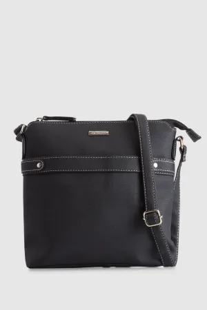 Linen Crossbody Bag