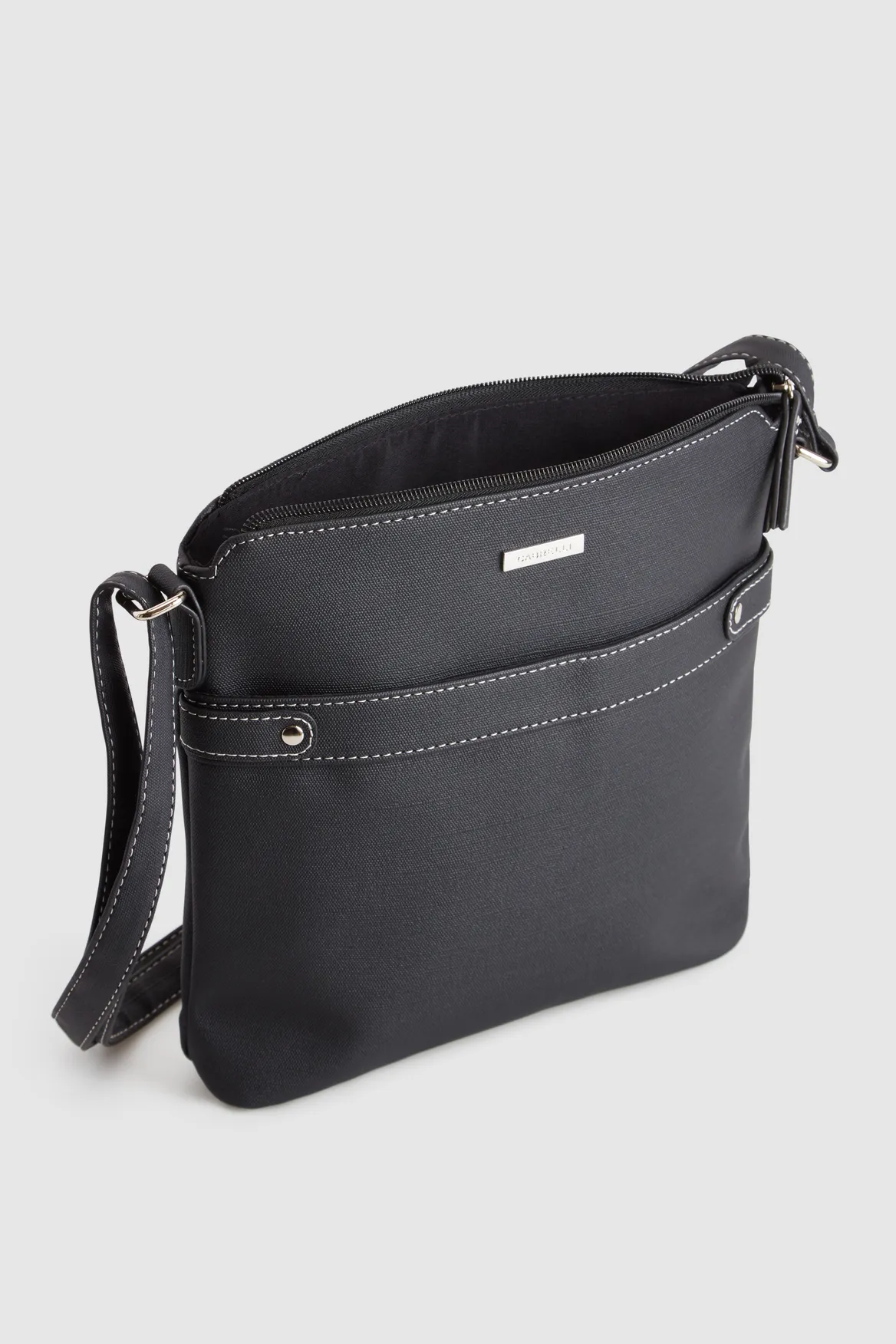 Linen Crossbody Bag