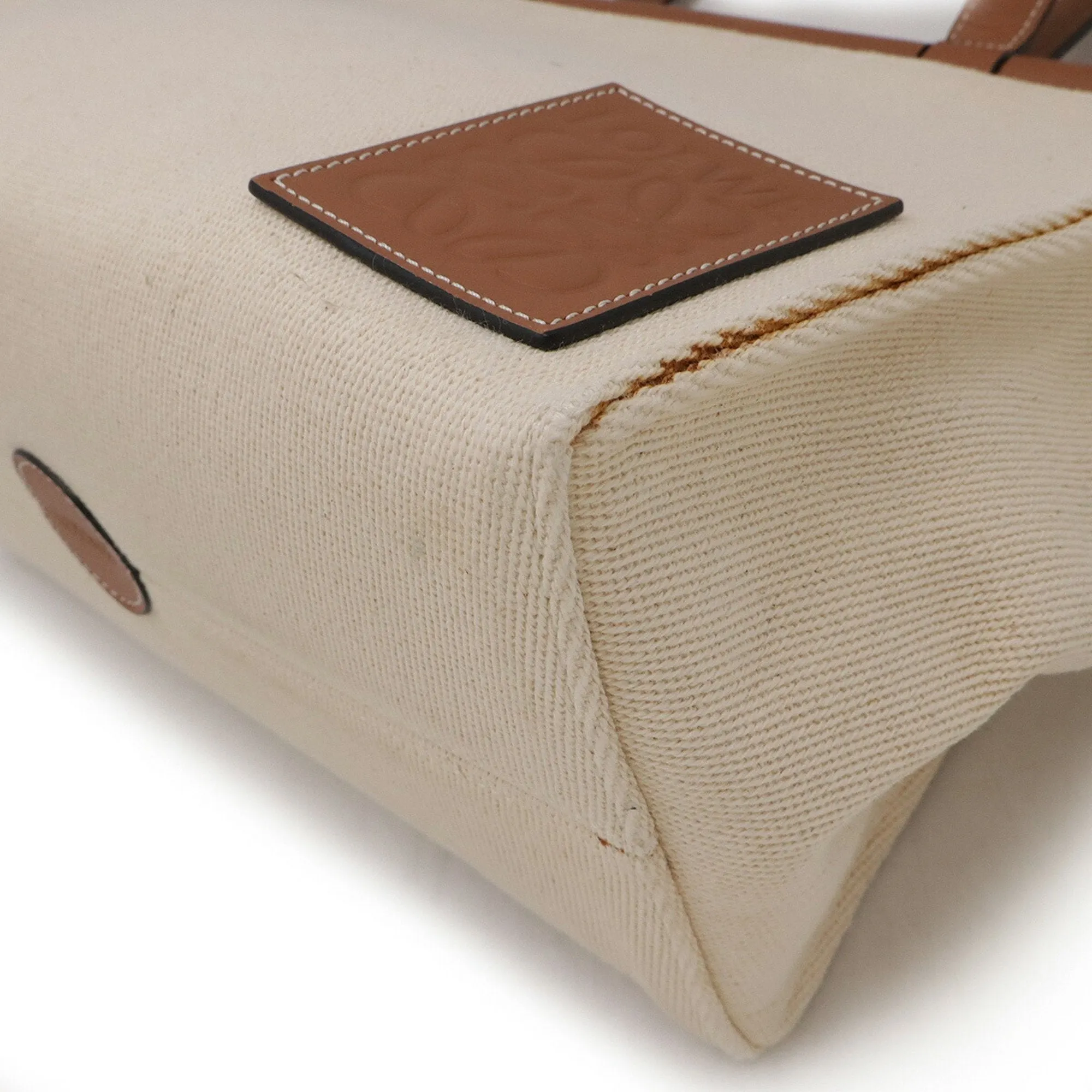 Loewe  Canvas Leather Shoulder Bag Tote Bag (Pre-Owned)