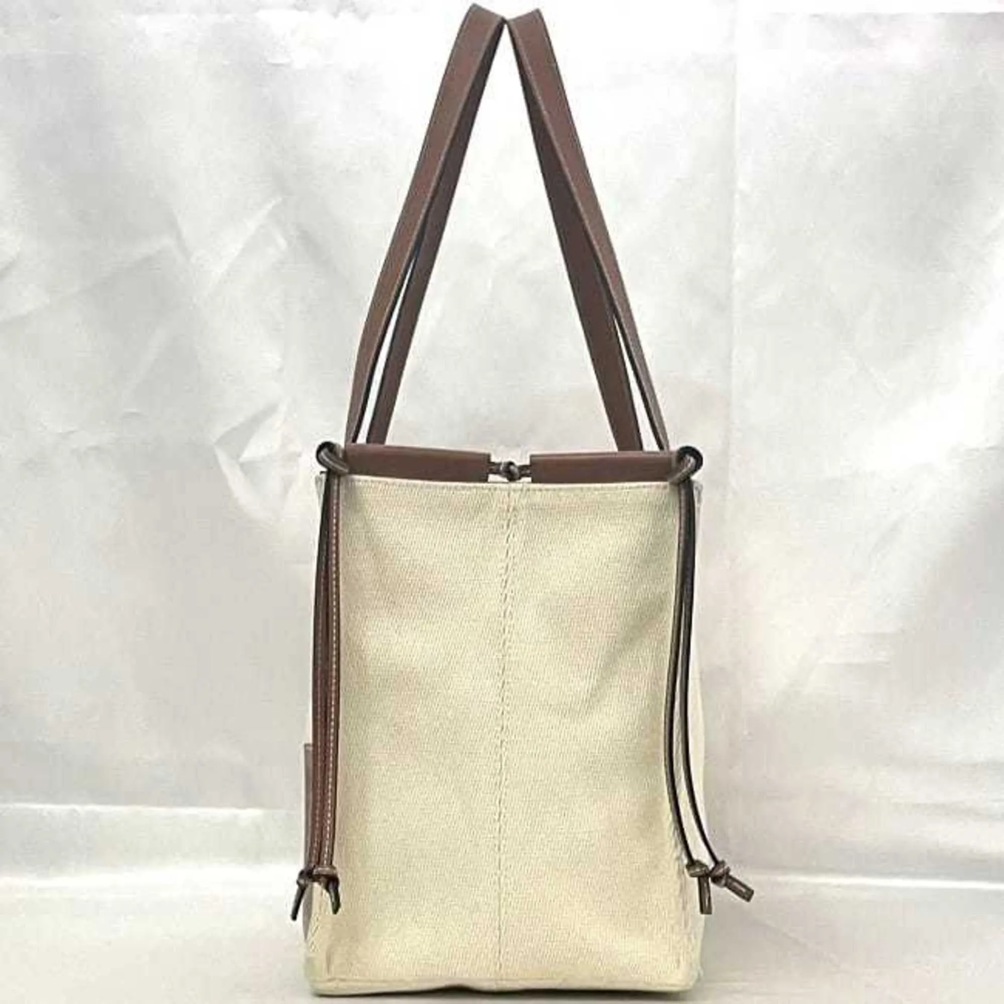 Loewe  Canvas Leather Tote Bag (Pre-Owned)