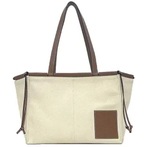 Loewe  Canvas Leather Tote Bag (Pre-Owned)