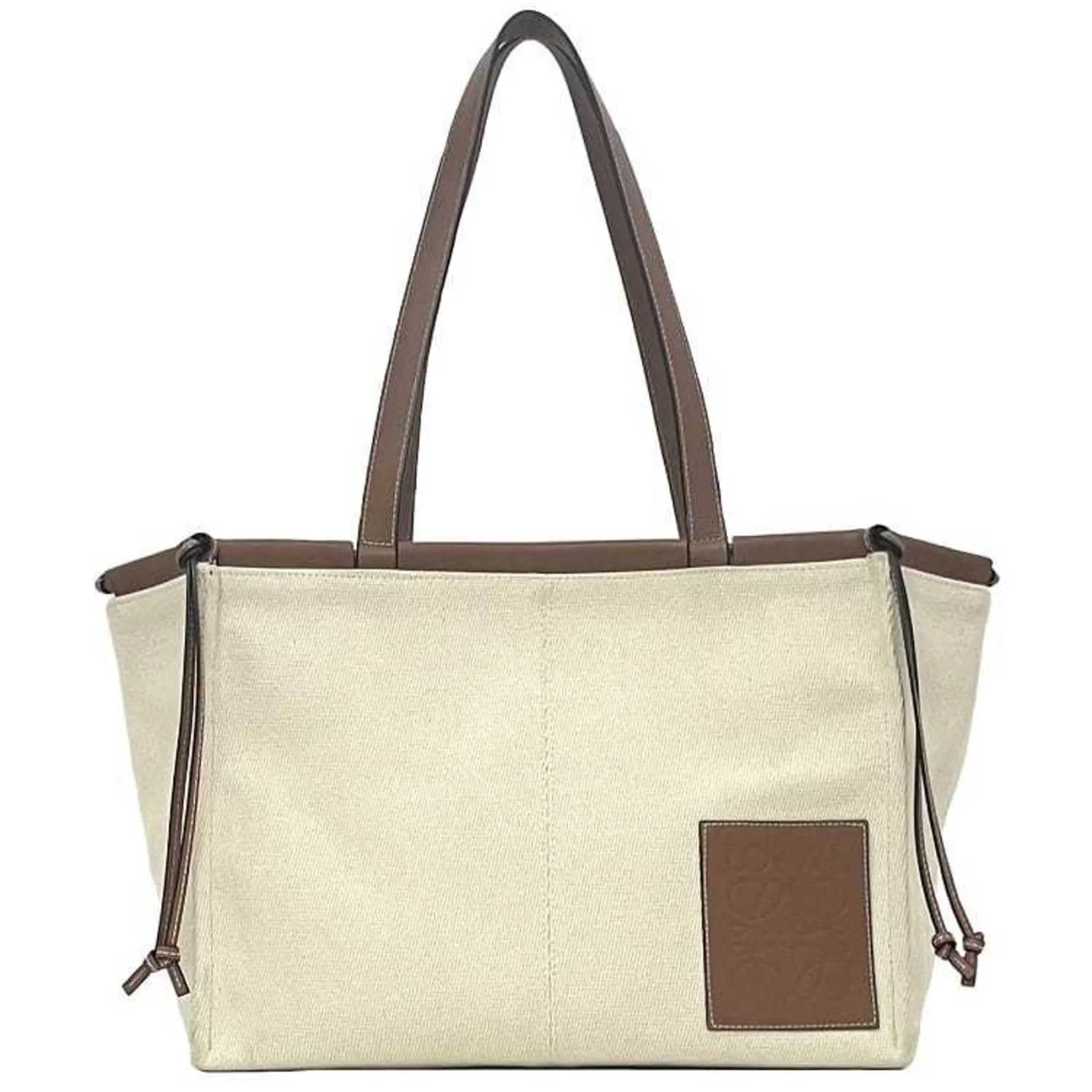 Loewe  Canvas Leather Tote Bag (Pre-Owned)