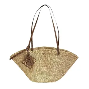 Loewe Leather Basket Tote Bag (Pre-Owned)