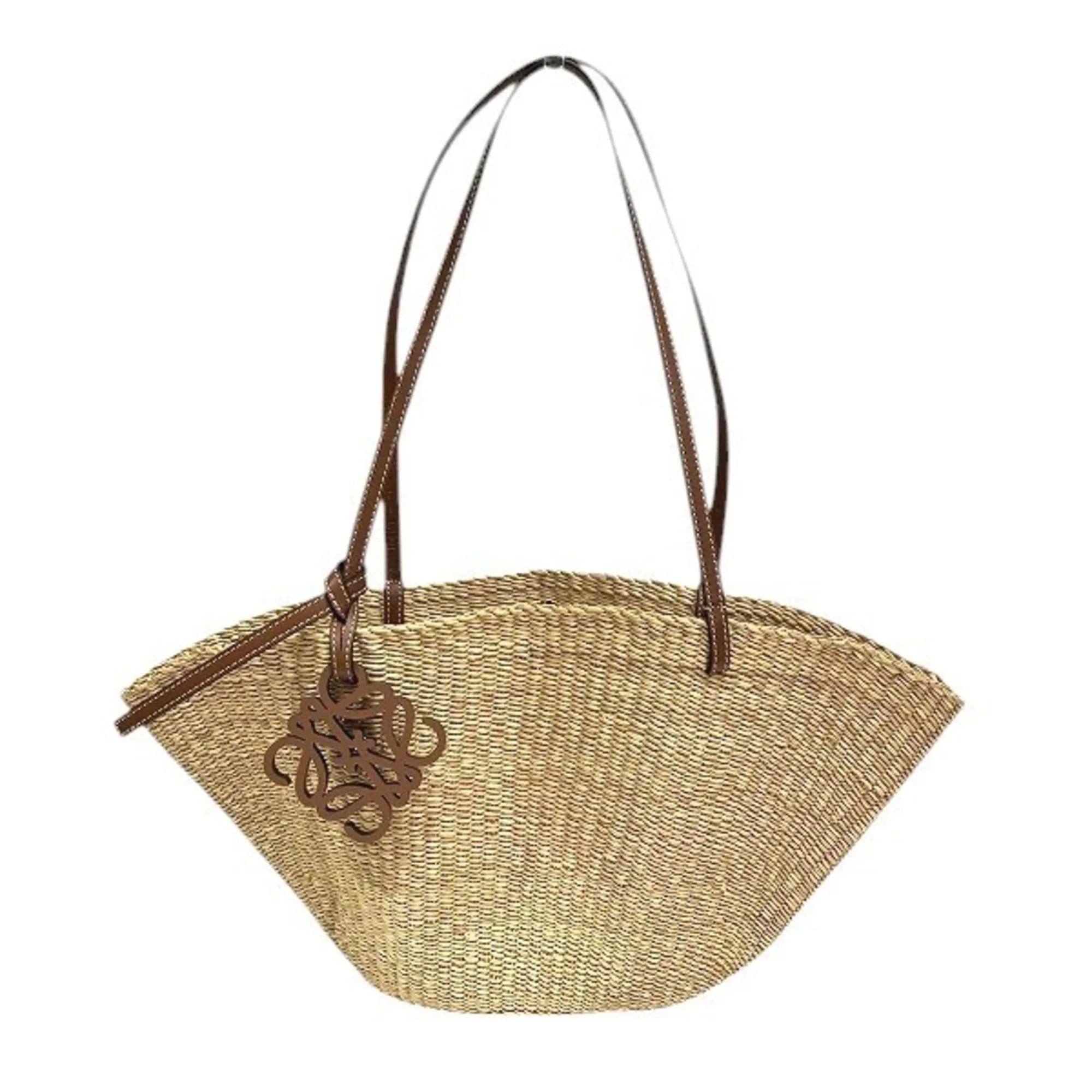 Loewe Leather Basket Tote Bag (Pre-Owned)
