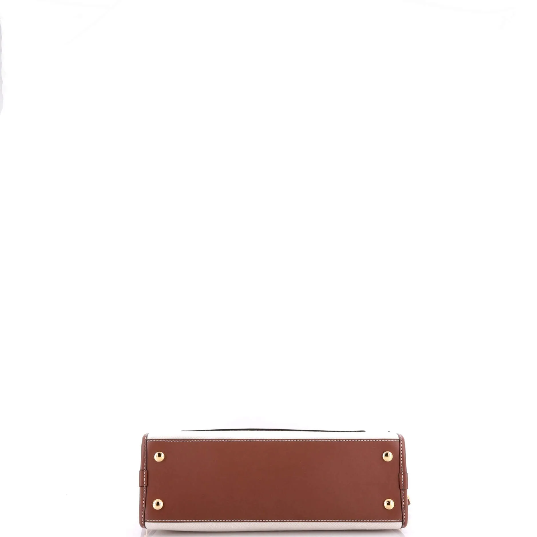 Logo Pocket Tote Canvas with Leather Small