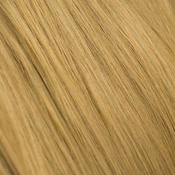 Long blonde wavy wig with pinup-style fringe: Elena