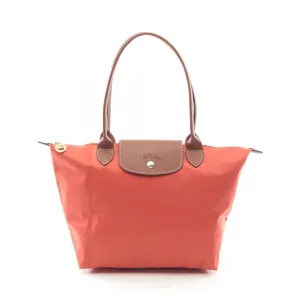 Longchamp Canvas Leather Tote Bag (Pre-Owned)