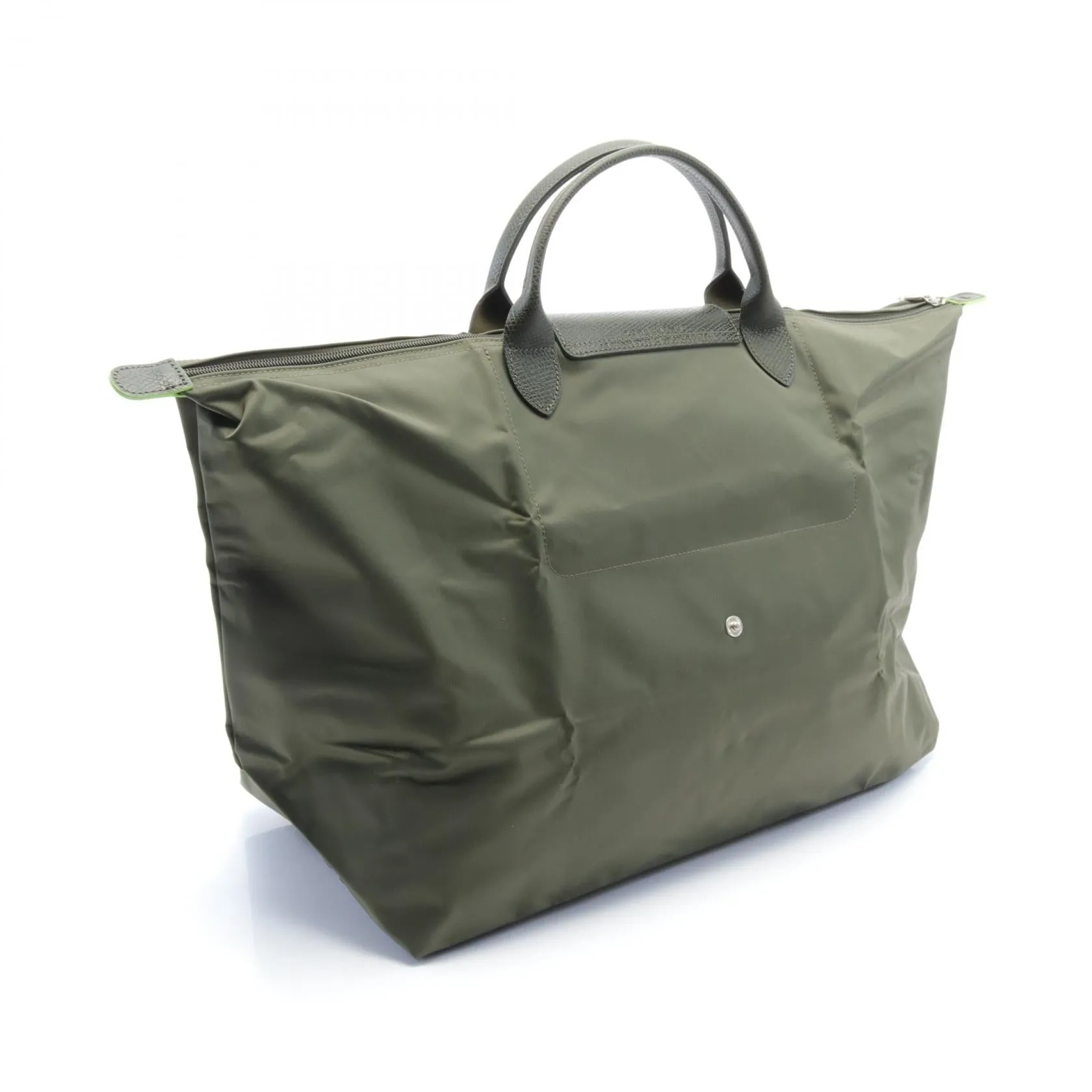 Longchamp Le Pliage Green Travel S Tote Bag Nylon Leather