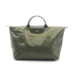 Longchamp Le Pliage Green Travel S Tote Bag Nylon Leather