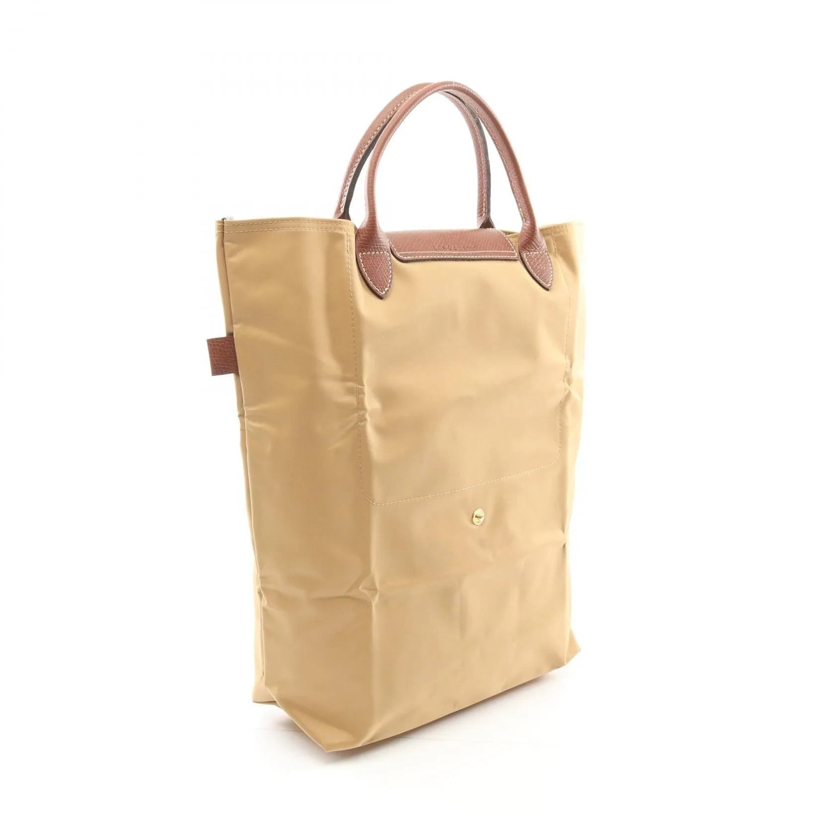 Longchamp Le Pliage Original M Tote Bag Fabric Leather