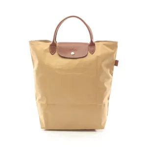 Longchamp Le Pliage Original M Tote Bag Fabric Leather