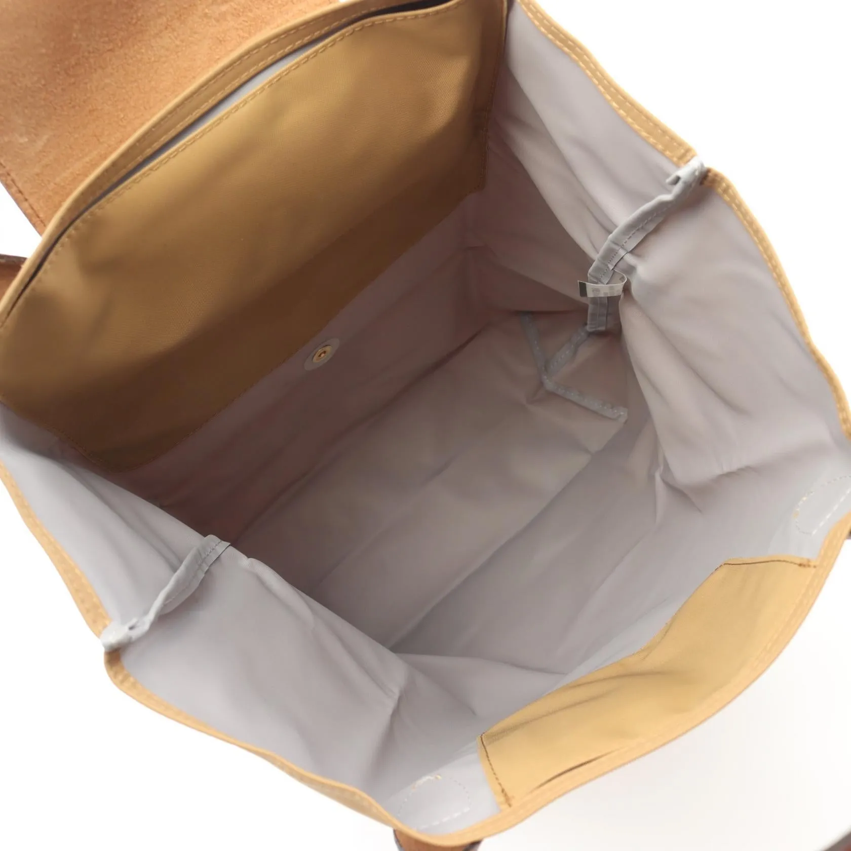 Longchamp Le Pliage Original M Tote Bag Fabric Leather