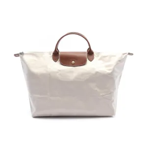Longchamp   Nylon Leather Tote Bag