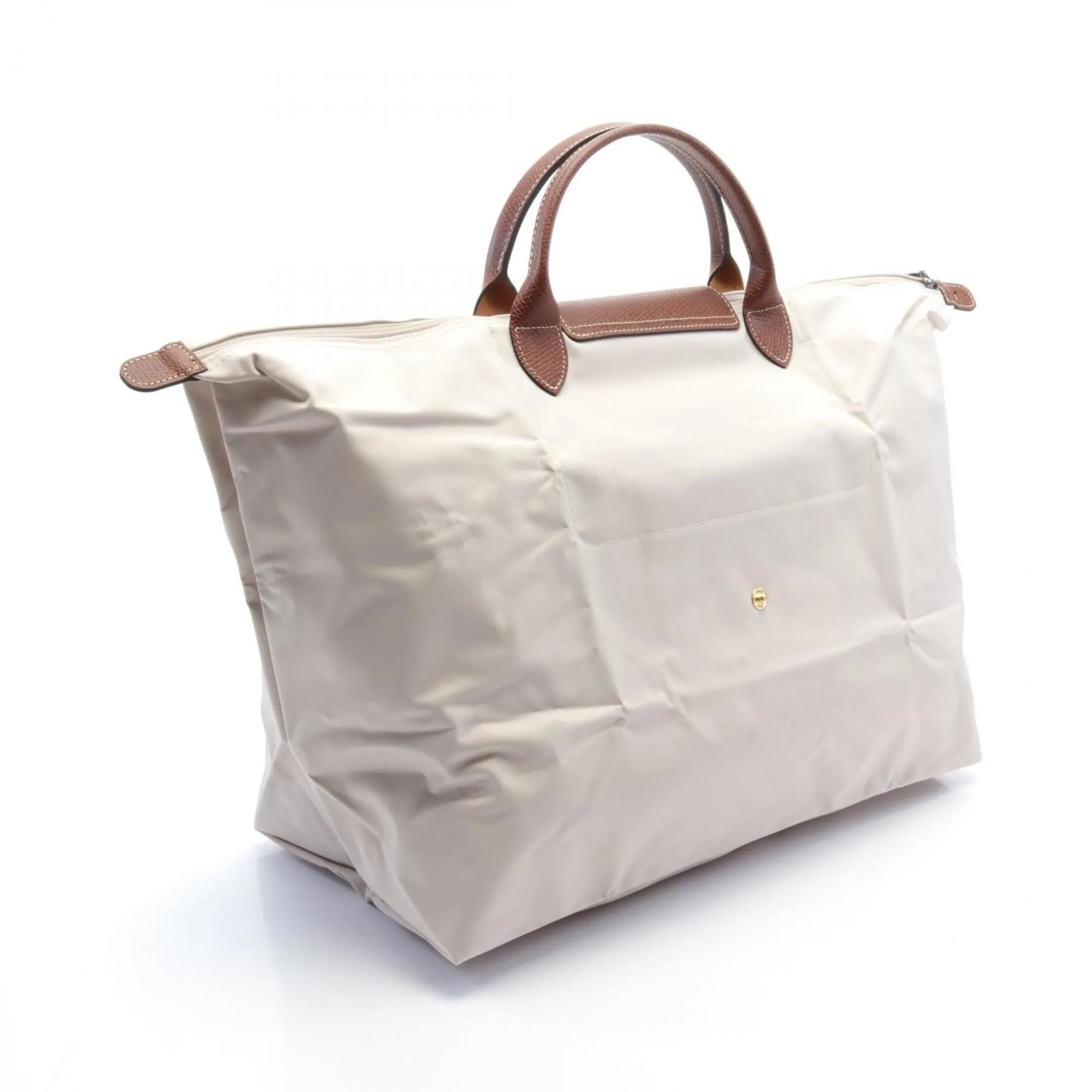 Longchamp   Nylon Leather Tote Bag