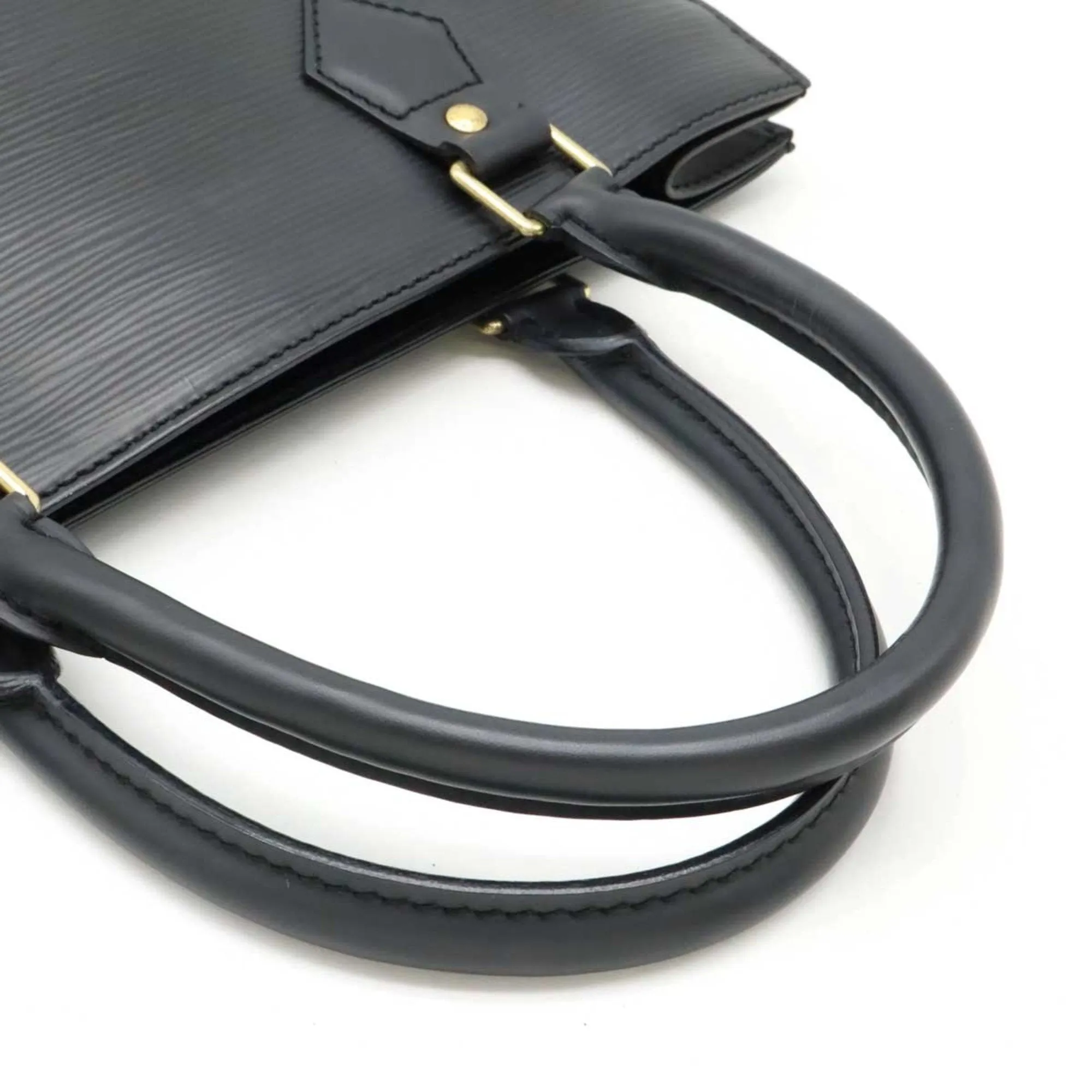 Louis Vuitton Epi Noir Epi Leather Handbag Tote Bag (Pre-Owned)