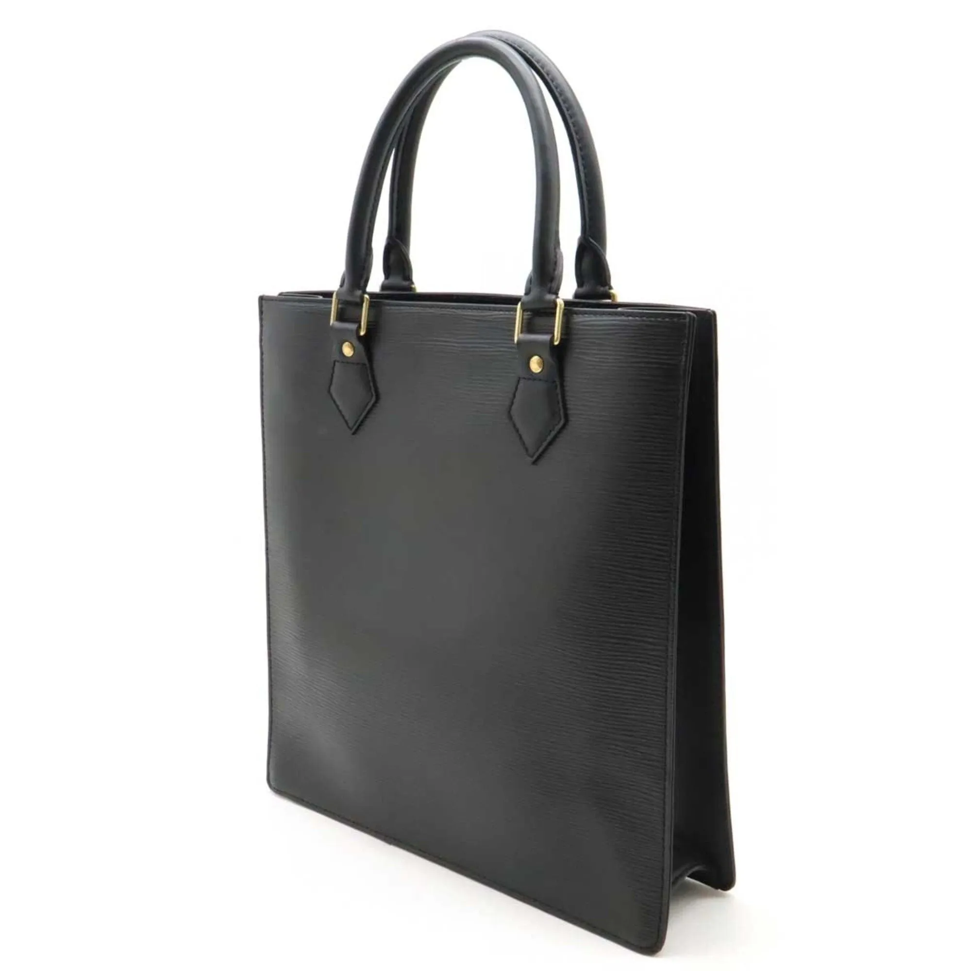 Louis Vuitton Epi Noir Epi Leather Handbag Tote Bag (Pre-Owned)