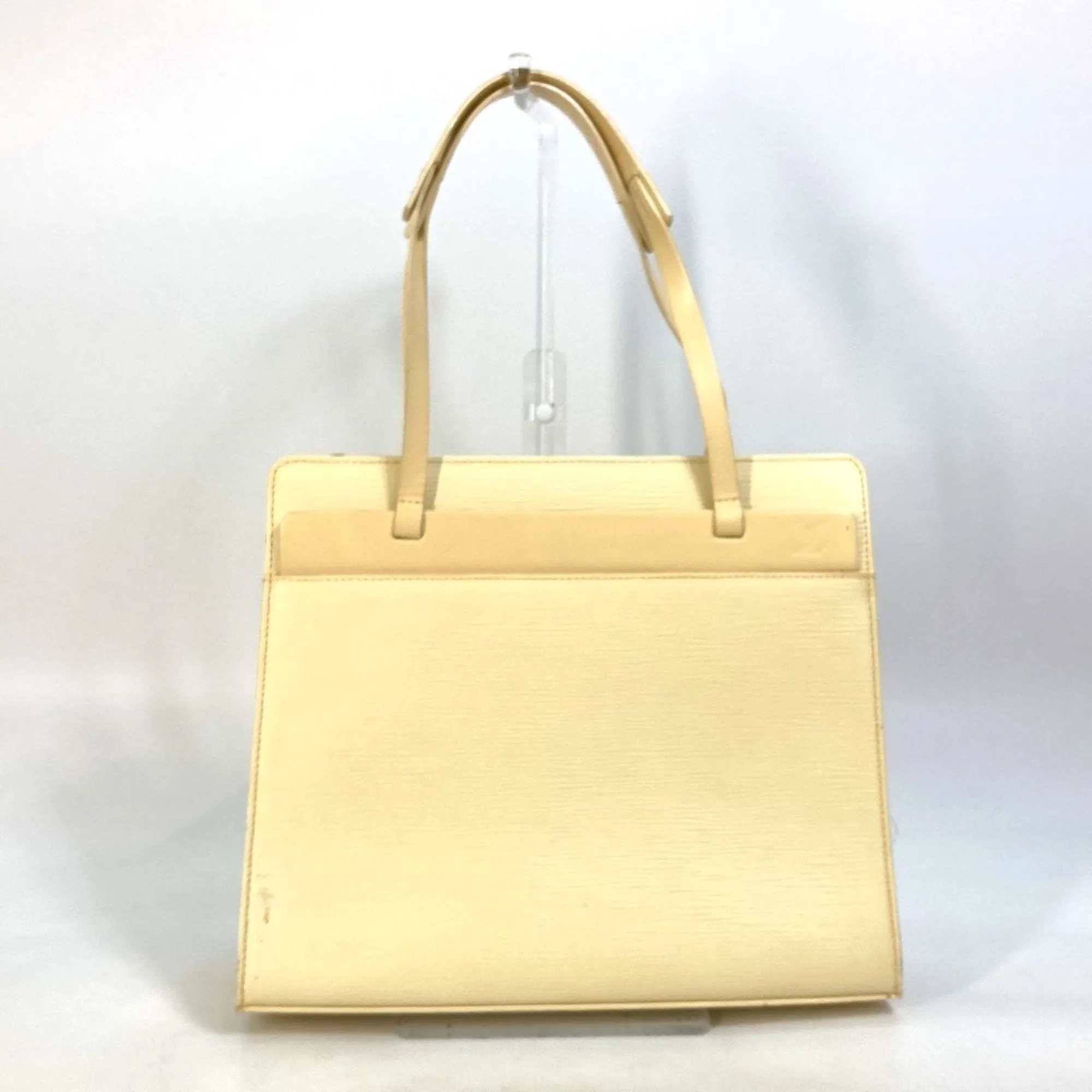 Louis Vuitton ivory yellow Epi Leather Shoulder Bag Tote Bag (Pre-Owned)