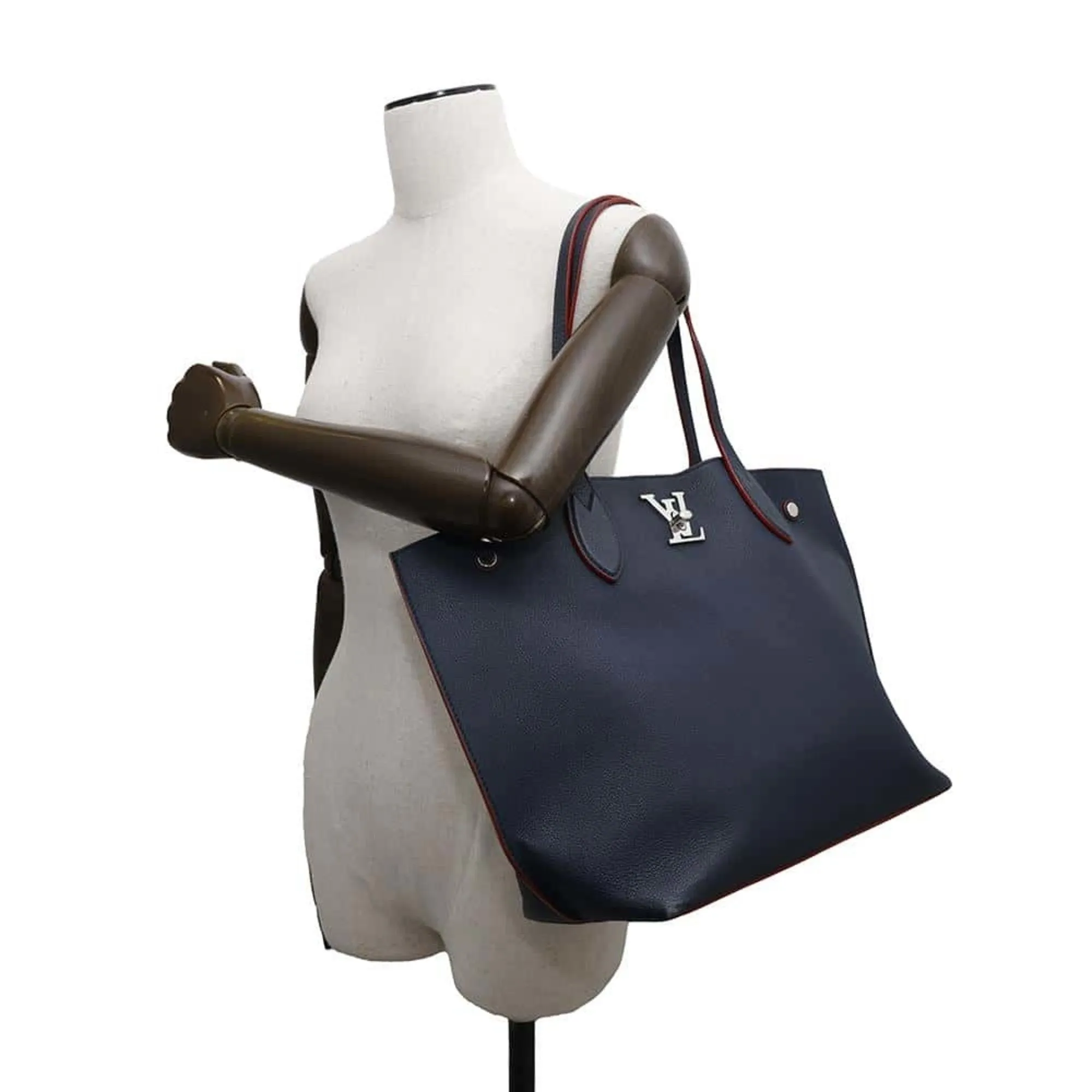 Louis Vuitton Leather Tote Bag (Pre-Owned)