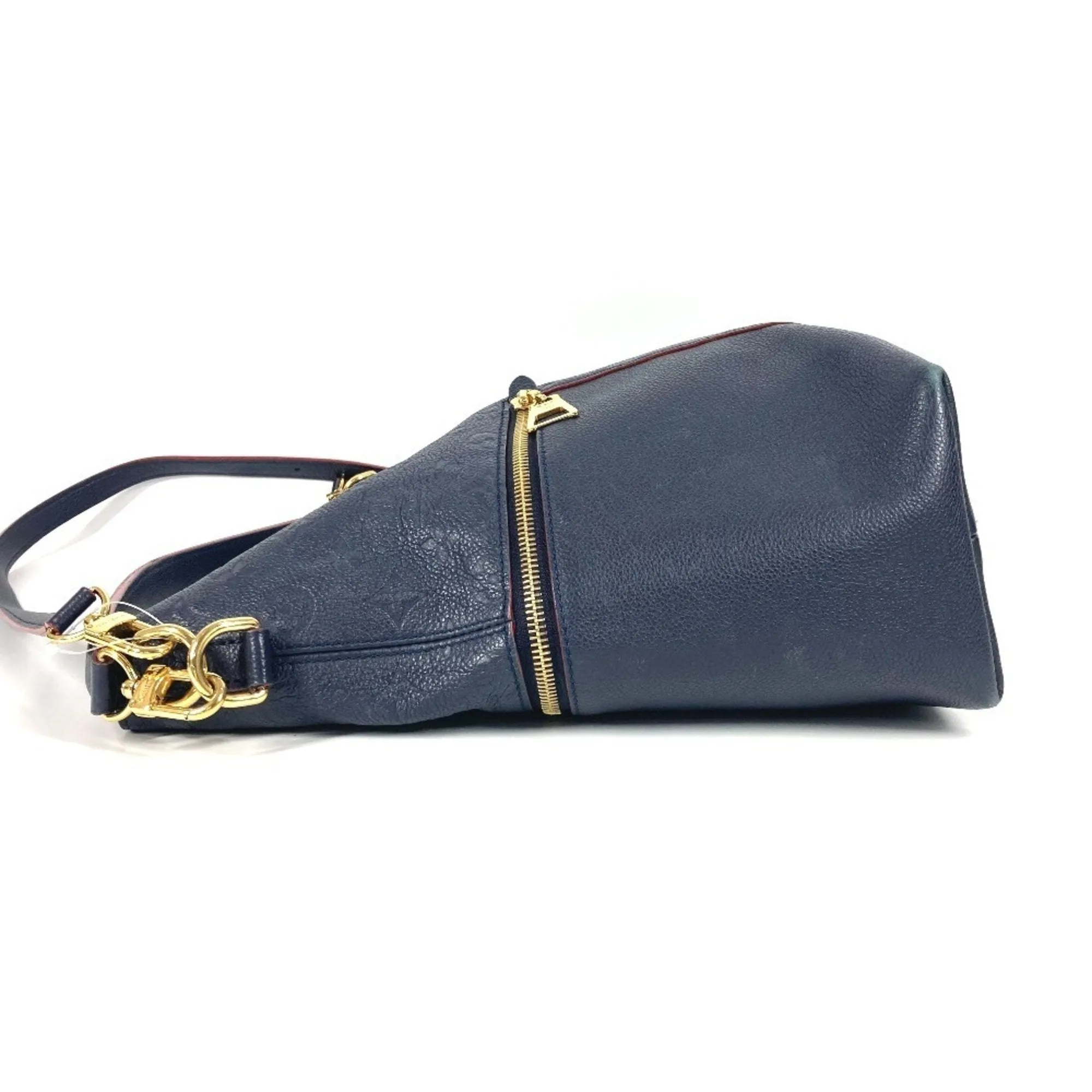 Louis Vuitton Marine Rouge Navy Monogram Empreinte Leather Shoulder Bag Tote Bag (Pre-Owned)