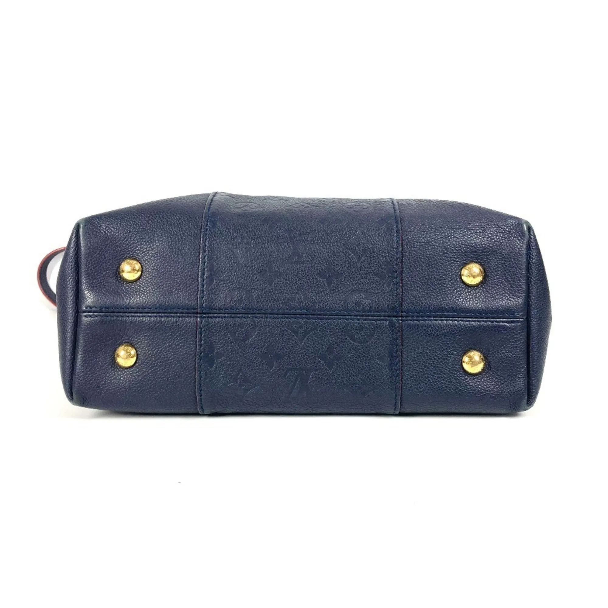 Louis Vuitton Marine Rouge Navy Monogram Empreinte Leather Shoulder Bag Tote Bag (Pre-Owned)