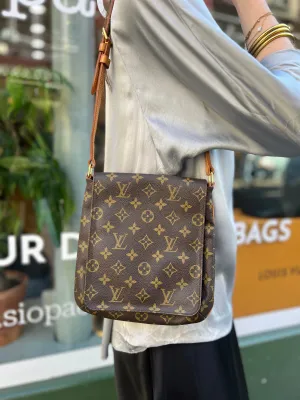 Louis Vuitton Monogram Canvas & Leather Musette Salsa Shoulder Bag