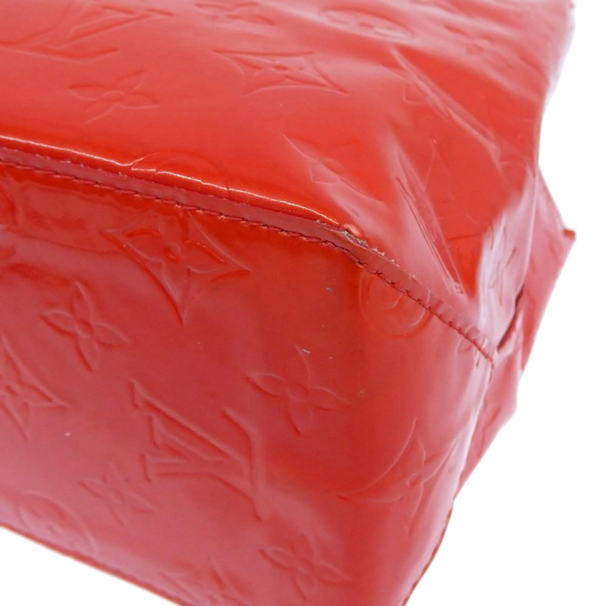 Louis Vuitton Monogram Vernis Color Rouge Monogram Vernis Handbag Tote Bag (Pre-Owned)