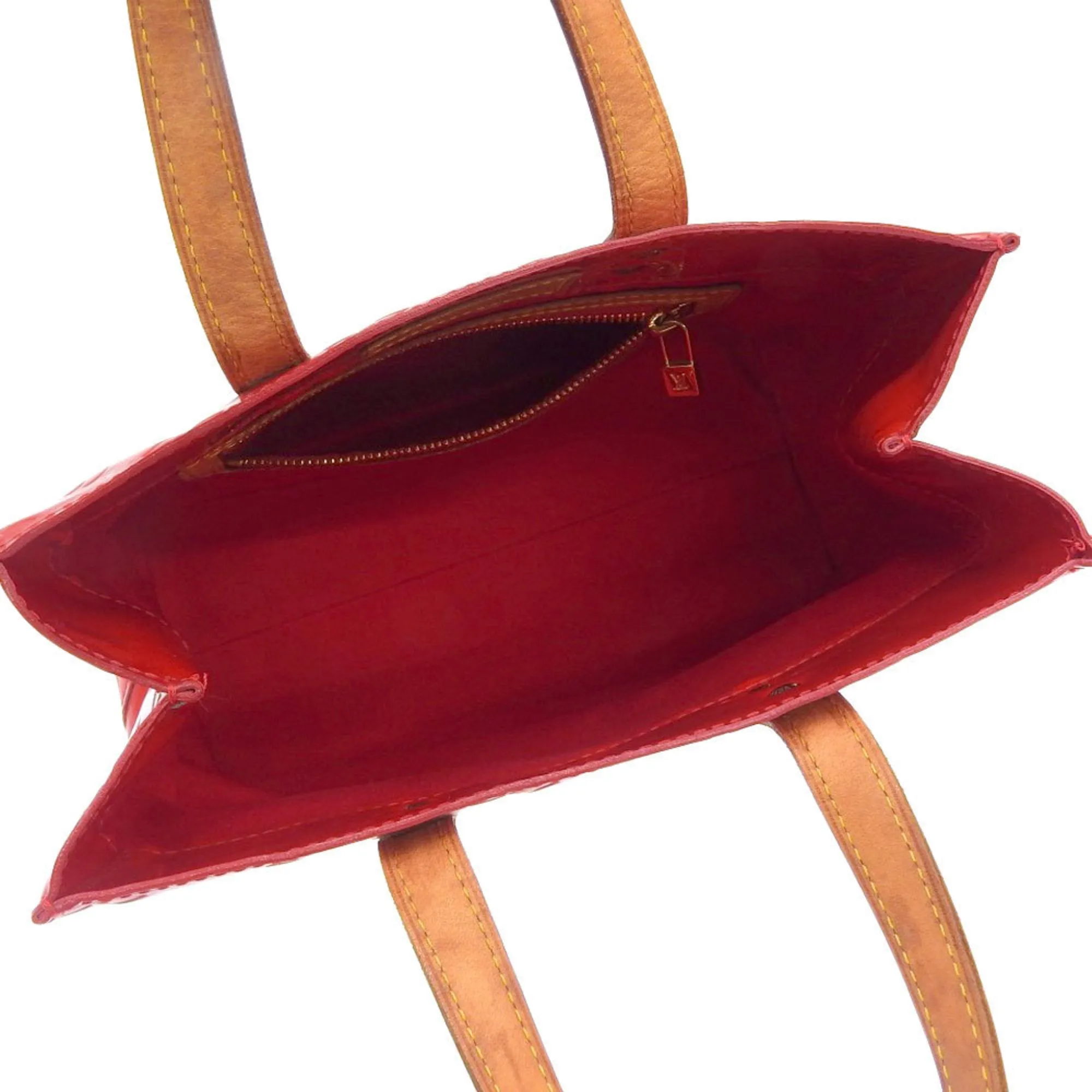 Louis Vuitton Monogram Vernis Color Rouge Monogram Vernis Handbag Tote Bag (Pre-Owned)