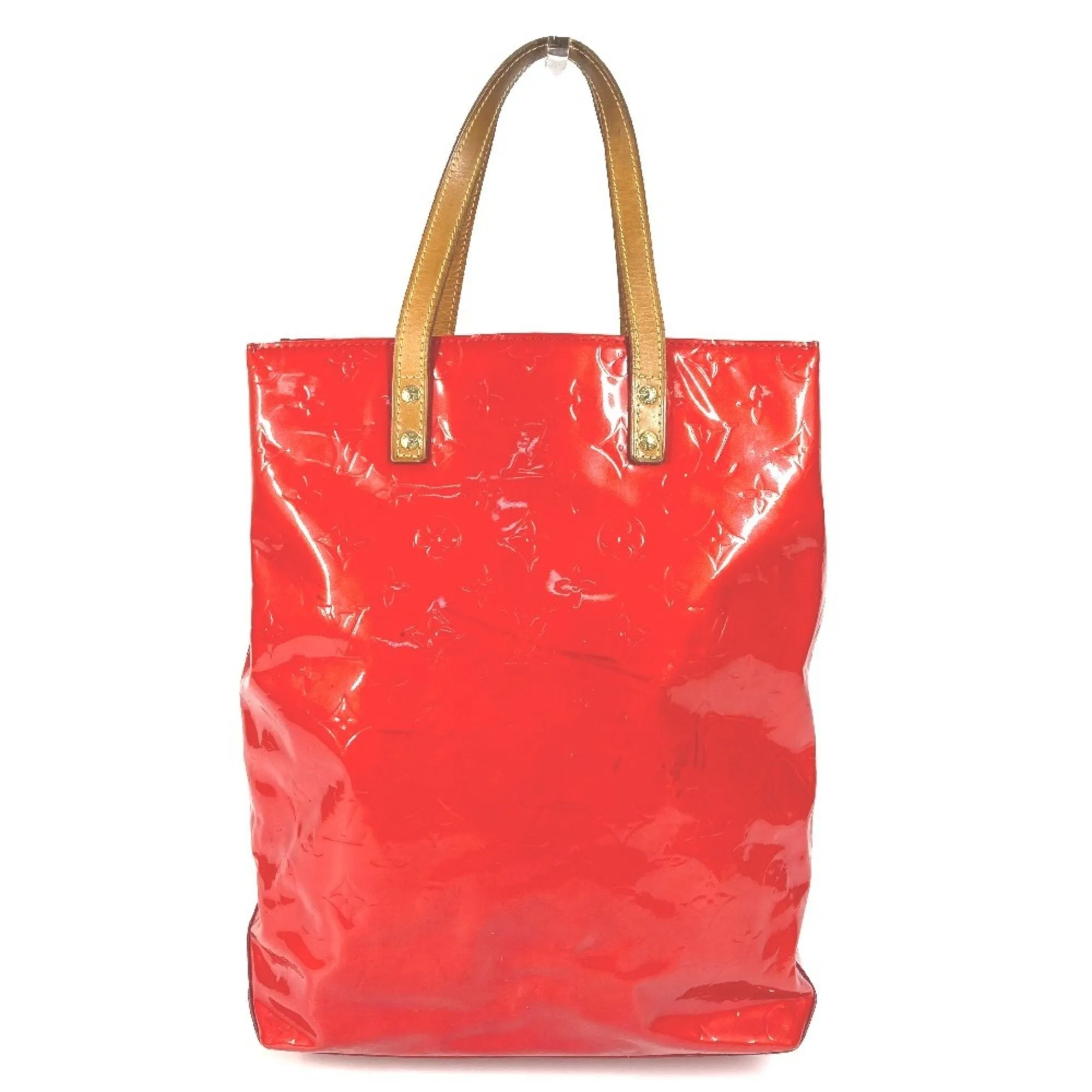 Louis Vuitton Monogram Vernis Color Rouge Monogram Vernis Shoulder Bag Tote Bag (Pre-Owned)