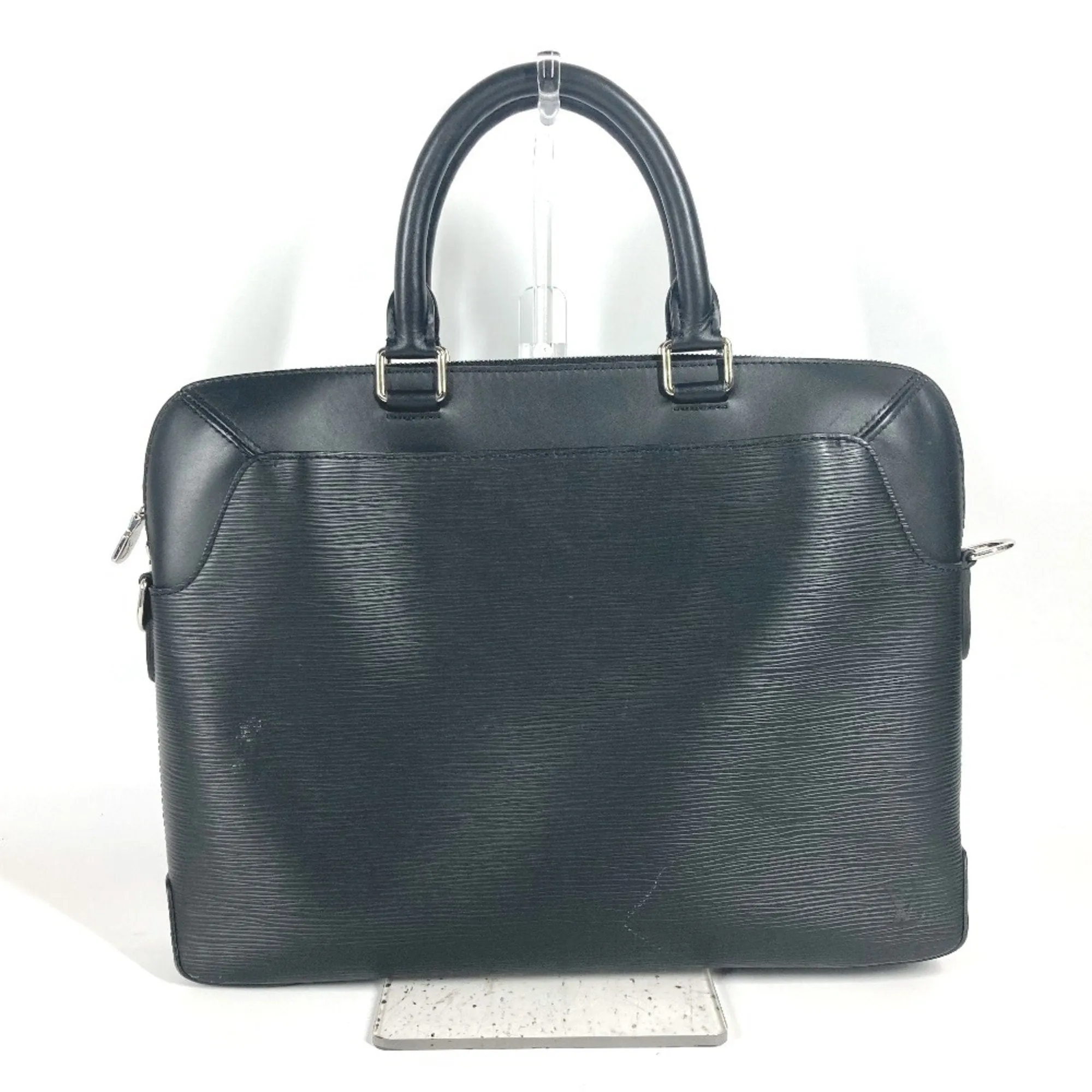 Louis Vuitton Noir Epi Leather Briefcase Tote Bag (Pre-Owned)